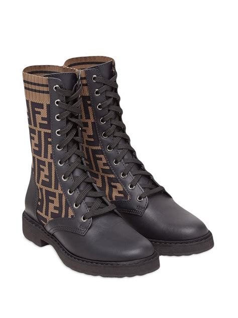 fendi rockoko boots combat